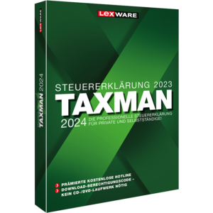 Taxman 2024 - für die Einkommenssteuererklärung 2023