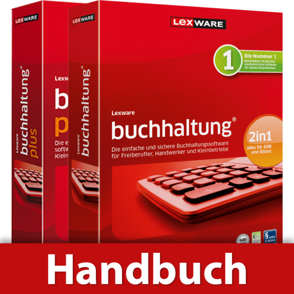 Buchhaltung standard + plus Handbücher